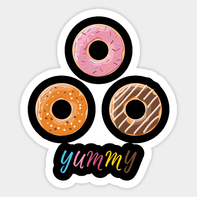 Yummy Donuts Sticker by MaiKStore